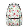 thumbnail image 1 of Pioneer Flower Floral Print Pattern Backpack for School, Cute School Bag with Adjustable Shoulder Straps and Padded Back, 15.3"x11"x7.1", 1 of 5