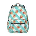 thumbnail image 1 of Pioneer Flower Floral Print Pattern Backpack for School, Cute School Bag with Adjustable Shoulder Straps and Padded Back, 15.3"x11"x7.1", 1 of 5