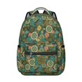 thumbnail image 1 of Pioneer Flower Floral Print Pattern Backpack for School, Cute School Bag with Adjustable Shoulder Straps and Padded Back, 15.3"x11"x7.1", 1 of 2