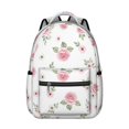 thumbnail image 1 of Pioneer Flower Floral Print Pattern Backpack for School, Cute School Bag with Adjustable Shoulder Straps and Padded Back, 15.3"x11"x7.1", 1 of 5