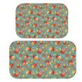 thumbnail image 1 of Pioneer Flower Floral Print Pattern Bath Mat Set Of 2,Non-Slip Rug for Bathroom,Kitchen,Bedroom,Entrance, 30x17 and 23.5x15.7 Inches, 1 of 5