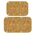 thumbnail image 1 of Pioneer Flower Floral Print Pattern Bath Mat Set Of 2,Non-Slip Rug for Bathroom,Kitchen,Bedroom,Entrance, 30x17 and 23.5x15.7 Inches, 1 of 5