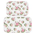 thumbnail image 1 of Pioneer Flower Floral Print Pattern Bath Mat Set Of 2,Non-Slip Rug for Bathroom,Kitchen,Bedroom,Entrance, 30x17 and 23.5x15.7 Inches, 1 of 5