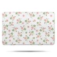 thumbnail image 1 of Pioneer Flower Floral Print Pattern Bathroom Rugs Mat, Non Slip Microfiber Bathroom Rug with Rubber Backing, Soft Mats for Bathroom Floor Tub Shower, 17"x27", 1 of 5