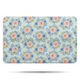 thumbnail image 1 of Pioneer Flower Floral Print Pattern Bathroom Rugs Mat, Non Slip Microfiber Bathroom Rug with Rubber Backing, Soft Mats for Bathroom Floor Tub Shower, 17"x27", 1 of 5