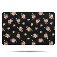 thumbnail image 1 of Pioneer Flower Floral Print Pattern Bathroom Rugs Mat, Non Slip Microfiber Bathroom Rug with Rubber Backing, Soft Mats for Bathroom Floor Tub Shower, 17"x27", 1 of 5