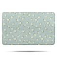 thumbnail image 1 of Pioneer Flower Floral Print Pattern Bathroom Rugs Mat, Non Slip Microfiber Bathroom Rug with Rubber Backing, Soft Mats for Bathroom Floor Tub Shower, 17"x27", 1 of 5
