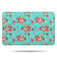 thumbnail image 1 of Pioneer Flower Floral Print Pattern Bathroom Rugs Mat, Non Slip Microfiber Bathroom Rug with Rubber Backing, Soft Mats for Bathroom Floor Tub Shower, 17"x27", 1 of 5