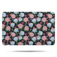 thumbnail image 1 of Pioneer Flower Floral Print Pattern Bathroom Rugs Mat, Non Slip Microfiber Bathroom Rug with Rubber Backing, Soft Mats for Bathroom Floor Tub Shower, 17"x27", 1 of 5