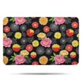 thumbnail image 1 of Pioneer Flower Floral Print Pattern Bathroom Rugs Mat, Non Slip Microfiber Bathroom Rug with Rubber Backing, Soft Mats for Bathroom Floor Tub Shower, 17"x27", 1 of 5