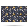 thumbnail image 1 of Pioneer Flower Floral Print Pattern Bathroom Rugs Mat, Non Slip Microfiber Bathroom Rug with Rubber Backing, Soft Mats for Bathroom Floor Tub Shower, 17"x27", 1 of 5