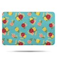 thumbnail image 1 of Pioneer Flower Floral Print Pattern Bathroom Rugs Mat, Non Slip Microfiber Bathroom Rug with Rubber Backing, Soft Mats for Bathroom Floor Tub Shower, 17"x27", 1 of 5