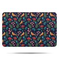 thumbnail image 1 of Pioneer Flower Floral Print Pattern Bathroom Rugs Mat, Non Slip Microfiber Bathroom Rug with Rubber Backing, Soft Mats for Bathroom Floor Tub Shower, 17"x27", 1 of 5