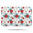 thumbnail image 1 of Pioneer Flower Floral Print Pattern Bathroom Rugs Mat, Non Slip Microfiber Bathroom Rug with Rubber Backing, Soft Mats for Bathroom Floor Tub Shower, 17"x27", 1 of 5