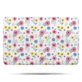thumbnail image 1 of Pioneer Flower Floral Print Pattern Bathroom Rugs Mat, Non Slip Microfiber Bathroom Rug with Rubber Backing, Soft Mats for Bathroom Floor Tub Shower, 17"x27", 1 of 5