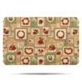 thumbnail image 1 of Pioneer Flower Floral Print Pattern Bathroom Rugs Mat, Non Slip Microfiber Bathroom Rug with Rubber Backing, Soft Mats for Bathroom Floor Tub Shower, 17"x27", 1 of 5