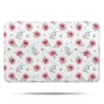 thumbnail image 1 of Pioneer Flower Floral Print Pattern Bathroom Rugs Mat, Non Slip Microfiber Bathroom Rug with Rubber Backing, Soft Mats for Bathroom Floor Tub Shower, 17"x27", 1 of 5