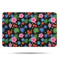 thumbnail image 1 of Pioneer Flower Floral Print Pattern Bathroom Rugs Mat, Non Slip Microfiber Bathroom Rug with Rubber Backing, Soft Mats for Bathroom Floor Tub Shower, 17"x27", 1 of 5