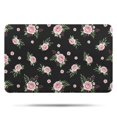 thumbnail image 1 of Pioneer Flower Floral Print Pattern Bathroom Rugs Mat, Non Slip Microfiber Bathroom Rug with Rubber Backing, Soft Mats for Bathroom Floor Tub Shower, 17"x27", 1 of 5
