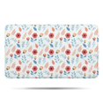thumbnail image 1 of Pioneer Flower Floral Print Pattern Bathroom Rugs Mat, Non Slip Microfiber Bathroom Rug with Rubber Backing, Soft Mats for Bathroom Floor Tub Shower, 17"x30", 1 of 5