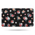 thumbnail image 1 of Pioneer Flower Floral Print Pattern Bathroom Rugs Mat, Non Slip Microfiber Bathroom Rug with Rubber Backing, Soft Mats for Bathroom Floor Tub Shower, 17"x30", 1 of 5