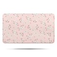 thumbnail image 1 of Pioneer Flower Floral Print Pattern Bathroom Rugs Mat, Non Slip Microfiber Bathroom Rug with Rubber Backing, Soft Mats for Bathroom Floor Tub Shower, 17"x30", 1 of 5