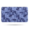 thumbnail image 1 of Pioneer Flower Floral Print Pattern Bathroom Rugs Mat, Non Slip Microfiber Bathroom Rug with Rubber Backing, Soft Mats for Bathroom Floor Tub Shower, 17"x30", 1 of 4