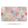 thumbnail image 1 of Pioneer Flower Floral Print Pattern Bathroom Rugs Mat, Non Slip Microfiber Bathroom Rug with Rubber Backing, Soft Mats for Bathroom Floor Tub Shower, 17"x30", 1 of 5