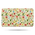 thumbnail image 1 of Pioneer Flower Floral Print Pattern Bathroom Rugs Mat, Non Slip Microfiber Bathroom Rug with Rubber Backing, Soft Mats for Bathroom Floor Tub Shower, 17"x30", 1 of 5