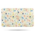 thumbnail image 1 of Pioneer Flower Floral Print Pattern Bathroom Rugs Mat, Non Slip Microfiber Bathroom Rug with Rubber Backing, Soft Mats for Bathroom Floor Tub Shower, 17"x30", 1 of 5