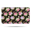 thumbnail image 1 of Pioneer Flower Floral Print Pattern Bathroom Rugs Mat, Non Slip Microfiber Bathroom Rug with Rubber Backing, Soft Mats for Bathroom Floor Tub Shower, 17"x30", 1 of 5