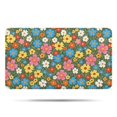 thumbnail image 1 of Pioneer Flower Floral Print Pattern Bathroom Rugs Mat, Non Slip Microfiber Bathroom Rug with Rubber Backing, Soft Mats for Bathroom Floor Tub Shower, 17"x30", 1 of 5