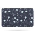 thumbnail image 1 of Pioneer Flower Floral Print Pattern Bathroom Rugs Mat, Non Slip Microfiber Bathroom Rug with Rubber Backing, Soft Mats for Bathroom Floor Tub Shower, 17"x30", 1 of 5