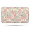 thumbnail image 1 of Pioneer Flower Floral Print Pattern Bathroom Rugs Mat, Non Slip Microfiber Bathroom Rug with Rubber Backing, Soft Mats for Bathroom Floor Tub Shower, 17"x30", 1 of 5