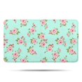 thumbnail image 1 of Pioneer Flower Floral Print Pattern Bathroom Rugs Mat, Non Slip Microfiber Bathroom Rug with Rubber Backing, Soft Mats for Bathroom Floor Tub Shower, 17"x30", 1 of 5