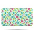 thumbnail image 1 of Pioneer Flower Floral Print Pattern Bathroom Rugs Mat, Non Slip Microfiber Bathroom Rug with Rubber Backing, Soft Mats for Bathroom Floor Tub Shower, 17"x30", 1 of 5