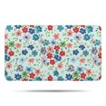 thumbnail image 1 of Pioneer Flower Floral Print Pattern Bathroom Rugs Mat, Non Slip Microfiber Bathroom Rug with Rubber Backing, Soft Mats for Bathroom Floor Tub Shower, 17"x30", 1 of 5