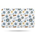 thumbnail image 1 of Pioneer Flower Floral Print Pattern Bathroom Rugs Mat, Non Slip Microfiber Bathroom Rug with Rubber Backing, Soft Mats for Bathroom Floor Tub Shower, 17"x30", 1 of 5