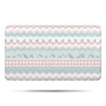 thumbnail image 1 of Pioneer Flower Floral Print Pattern Bathroom Rugs Mat, Non Slip Microfiber Bathroom Rug with Rubber Backing, Soft Mats for Bathroom Floor Tub Shower, 17"x30", 1 of 5