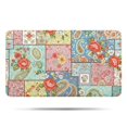 thumbnail image 1 of Pioneer Flower Floral Print Pattern Bathroom Rugs Mat, Non Slip Microfiber Bathroom Rug with Rubber Backing, Soft Mats for Bathroom Floor Tub Shower, 17"x30", 1 of 5