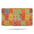 thumbnail image 1 of Pioneer Flower Floral Print Pattern Bathroom Rugs Mat, Non Slip Microfiber Bathroom Rug with Rubber Backing, Soft Mats for Bathroom Floor Tub Shower, 17"x30", 1 of 5