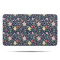 thumbnail image 1 of Pioneer Flower Floral Print Pattern Bathroom Rugs Mat, Non Slip Microfiber Bathroom Rug with Rubber Backing, Soft Mats for Bathroom Floor Tub Shower, 17"x30", 1 of 5