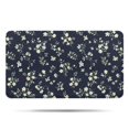 thumbnail image 1 of Pioneer Flower Floral Print Pattern Bathroom Rugs Mat, Non Slip Microfiber Bathroom Rug with Rubber Backing, Soft Mats for Bathroom Floor Tub Shower, 17"x30", 1 of 5