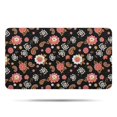 thumbnail image 1 of Pioneer Flower Floral Print Pattern Bathroom Rugs Mat, Non Slip Microfiber Bathroom Rug with Rubber Backing, Soft Mats for Bathroom Floor Tub Shower, 17"x30", 1 of 5