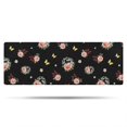thumbnail image 1 of Pioneer Flower Floral Print Pattern Bathroom Rugs Mat, Non Slip Microfiber Bathroom Rug with Rubber Backing, Soft Mats for Bathroom Floor Tub Shower, 17"x47", 1 of 5
