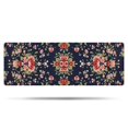thumbnail image 1 of Pioneer Flower Floral Print Pattern Bathroom Rugs Mat, Non Slip Microfiber Bathroom Rug with Rubber Backing, Soft Mats for Bathroom Floor Tub Shower, 17"x47", 1 of 5