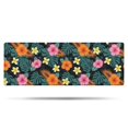 thumbnail image 1 of Pioneer Flower Floral Print Pattern Bathroom Rugs Mat, Non Slip Microfiber Bathroom Rug with Rubber Backing, Soft Mats for Bathroom Floor Tub Shower, 17"x47", 1 of 5
