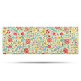 thumbnail image 1 of Pioneer Flower Floral Print Pattern Bathroom Rugs Mat, Non Slip Microfiber Bathroom Rug with Rubber Backing, Soft Mats for Bathroom Floor Tub Shower, 17"x47", 1 of 5