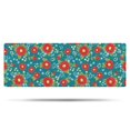 thumbnail image 1 of Pioneer Flower Floral Print Pattern Bathroom Rugs Mat, Non Slip Microfiber Bathroom Rug with Rubber Backing, Soft Mats for Bathroom Floor Tub Shower, 17"x47", 1 of 5