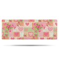 thumbnail image 1 of Pioneer Flower Floral Print Pattern Bathroom Rugs Mat, Non Slip Microfiber Bathroom Rug with Rubber Backing, Soft Mats for Bathroom Floor Tub Shower, 17"x47", 1 of 5